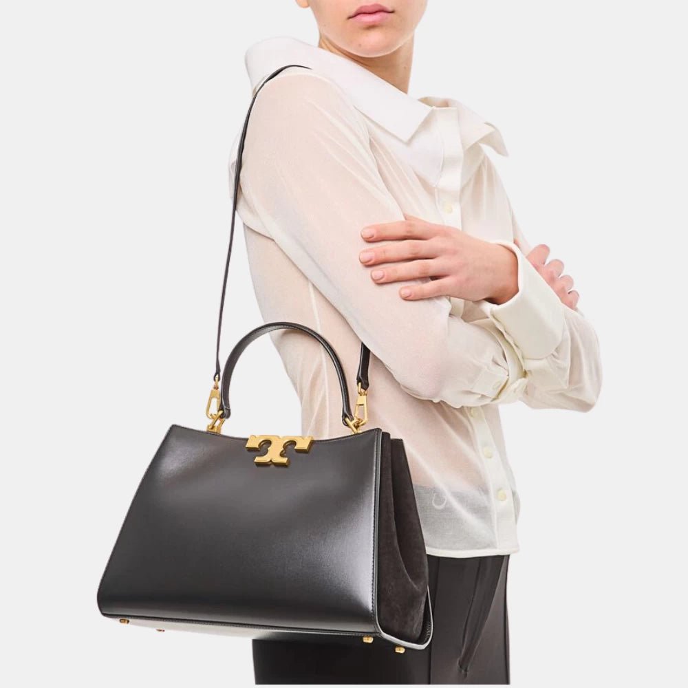 Tory Burch Eleanor Satchel Bag (Black) - DIVA ONLINE STORE