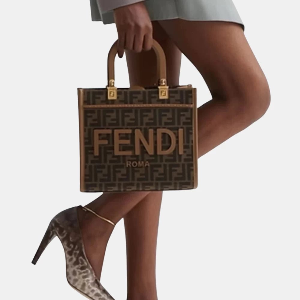 Fendi Sunshine Small Tote Bag (Signature Canvas) - DIVA ONLINE STORE