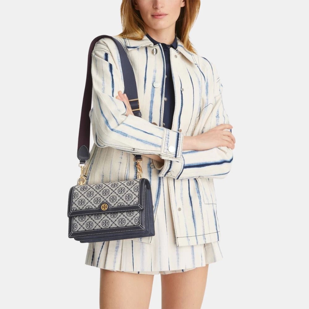 Tory Burch T Monogram Jacquard Shouder Bag - DIVA ONLINE STORE