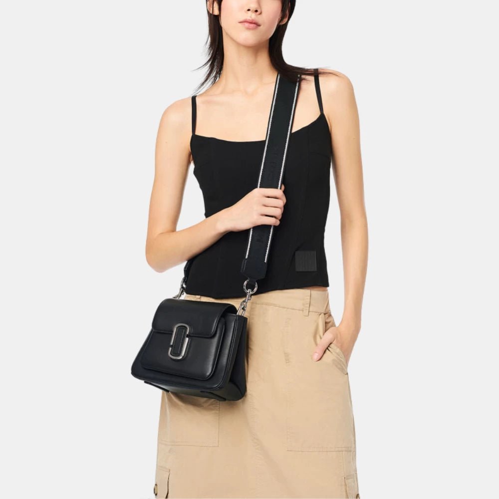 Marc Jacobs Leather J Marc Shoulder Bag (Black) - DIVA ONLINE STORE