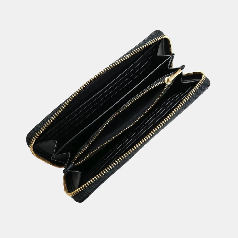 Coach Signature Long Zip - Around Wallet (Brown/Black) - DIVA ONLINE STORE