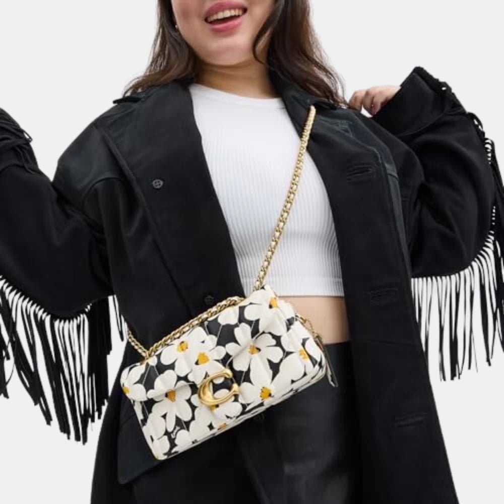Coach Quilted Tabby Shoulder Bag With Floral Print - DIVA ONLINE STORE
