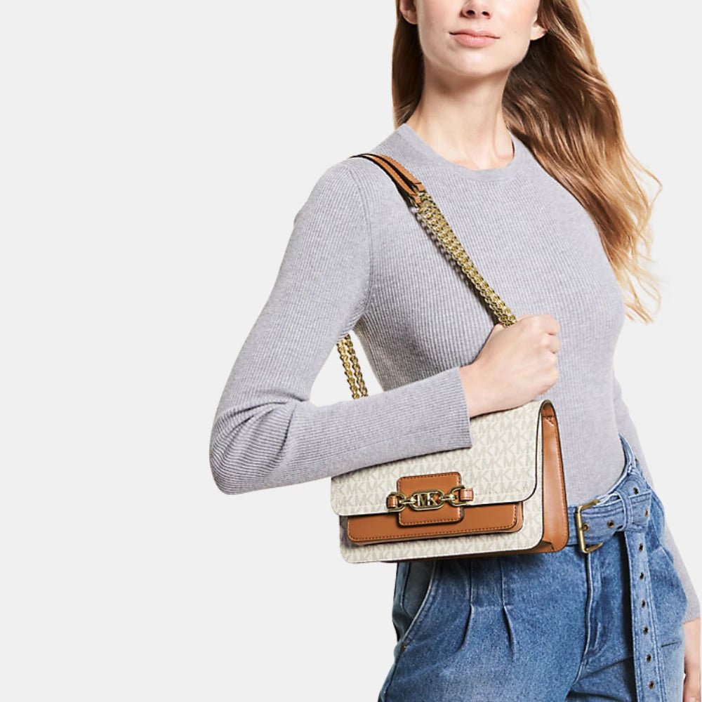 Michael Kors Heather Large Logo Shoulder Bag - DIVA ONLINE STORE