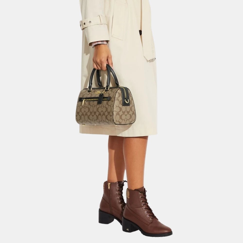 Coach Rowan Satchel In Signature Canvas - DIVA ONLINE STORE