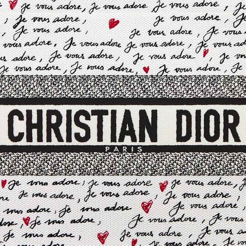 Dior Small Je Vous Adore Dioramour Book Tote Bag - DIVA ONLINE STORE