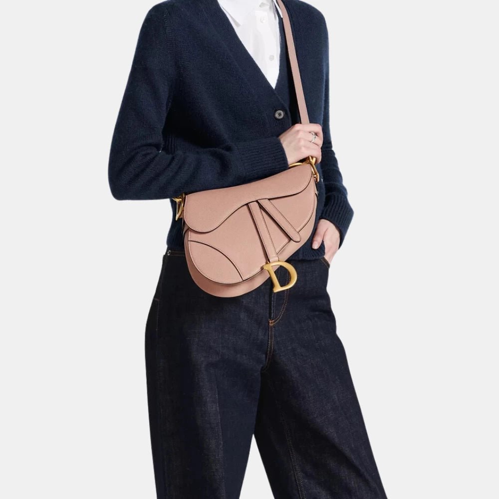 Dior Saddle Bag with Strap (Blush) - DIVA ONLINE STORE