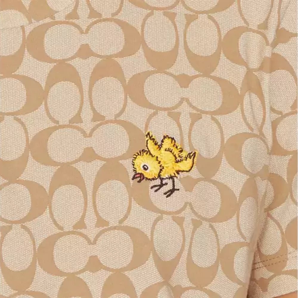 Coach Signature Creatures T Shirt In Organic Cotton - DIVA ONLINE STORE