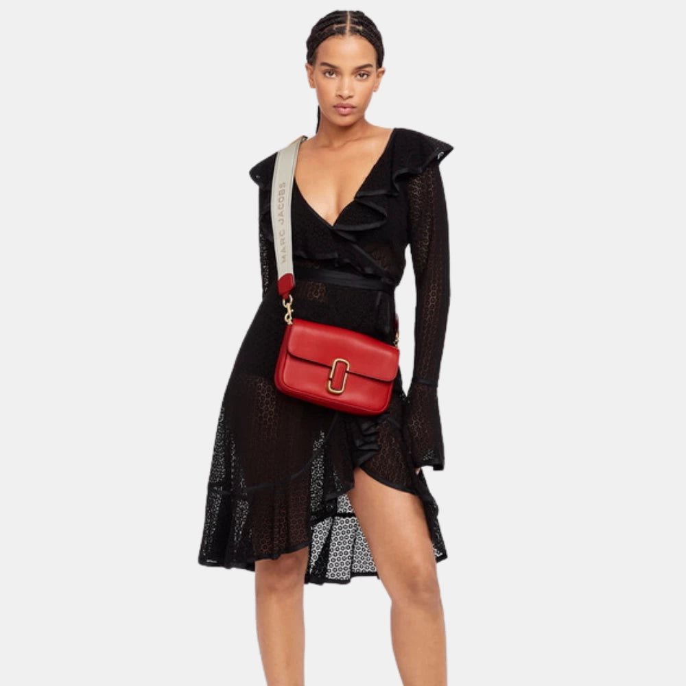 Marc Jacobs The J Marc Shoulder Bag (True Red) - DIVA ONLINE STORE