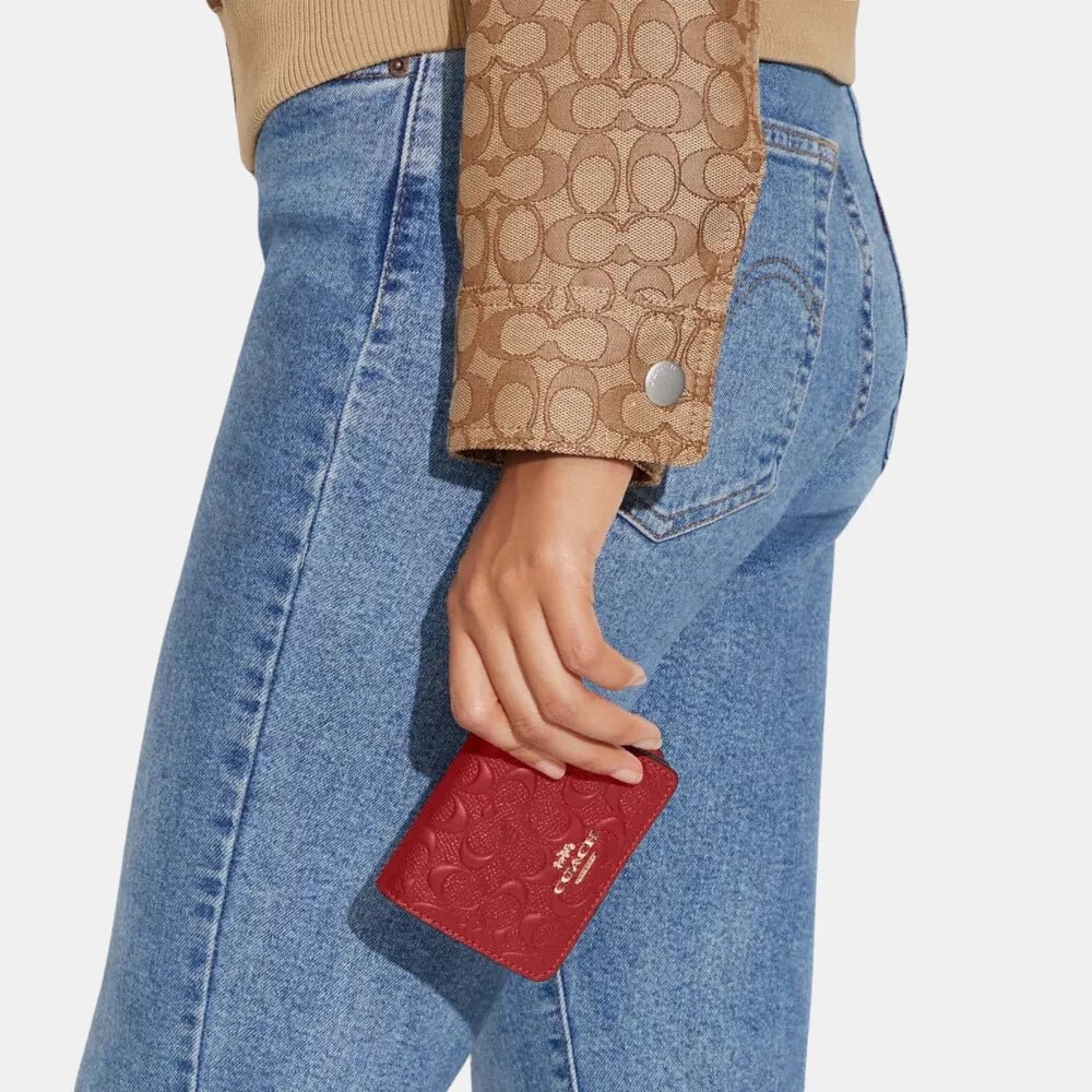 Coach Mini Wallet On A Chain In Signature Leather - DIVA ONLINE STORE