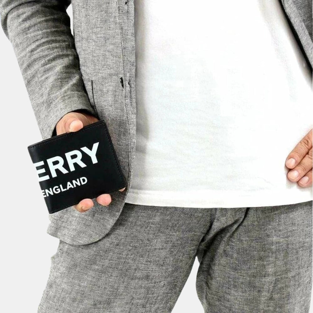 Burberry Ronan Logo Print Bifold Wallet - DIVA ONLINE STORE