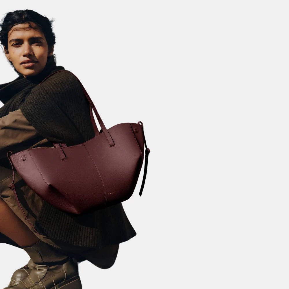 Polène Cyme Mini Edition Textured Black Cherry - DIVA ONLINE STORE