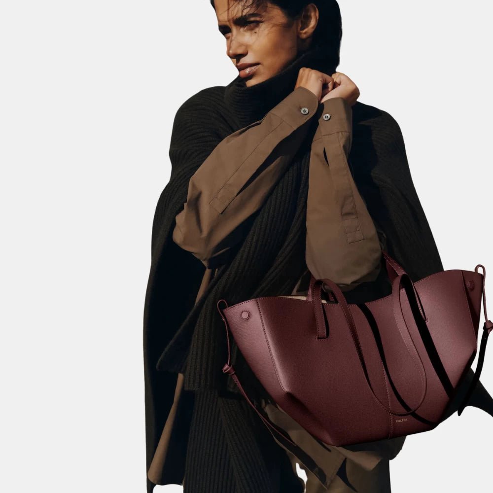 Polène Cyme Mini Edition Textured Black Cherry - DIVA ONLINE STORE