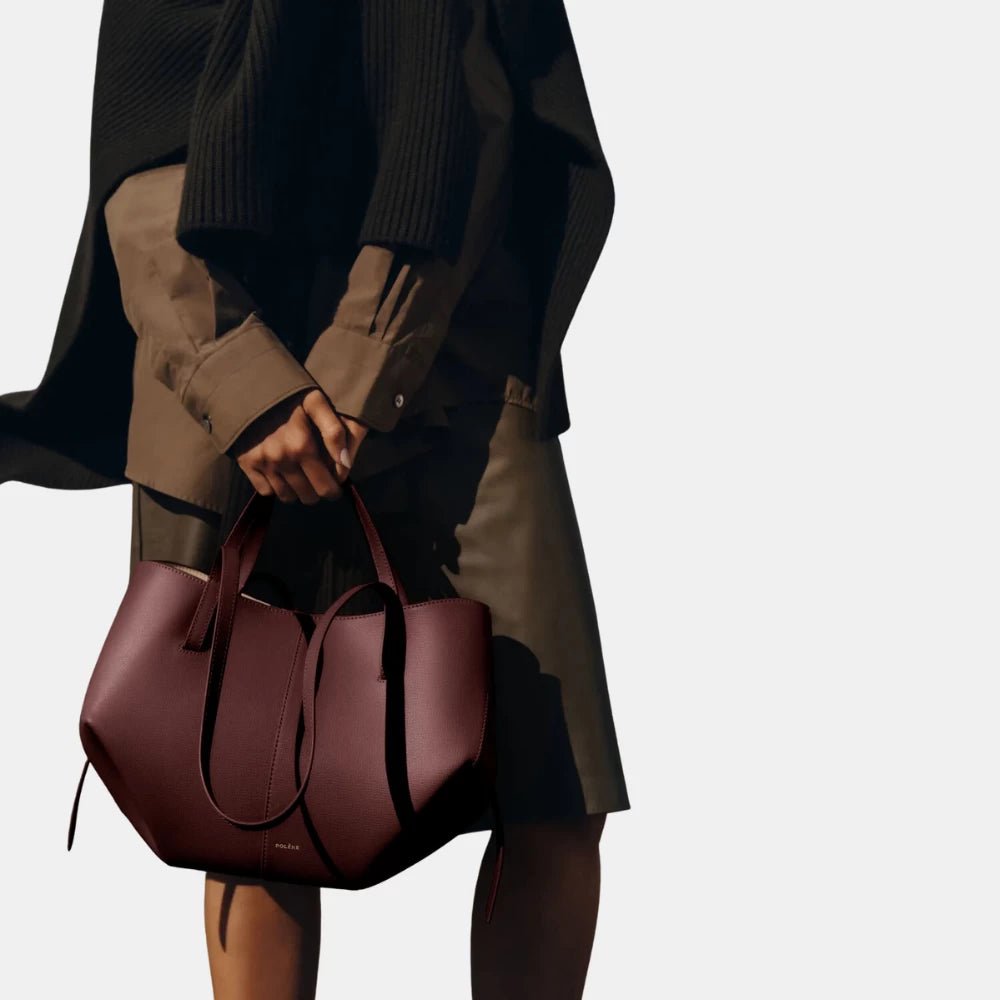 Polène Cyme Mini Edition Textured Black Cherry - DIVA ONLINE STORE