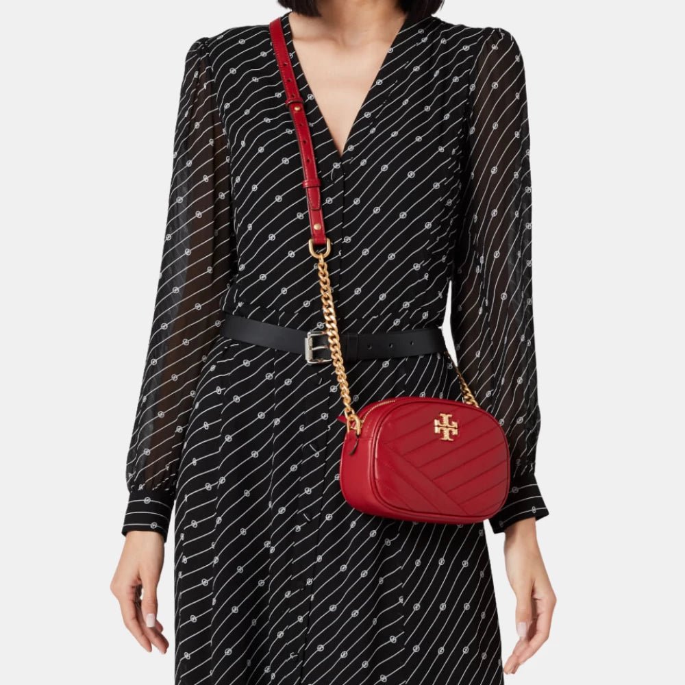 Tory Burch Kira Chevron Small Camera Crossbody Bag - DIVA ONLINE STORE