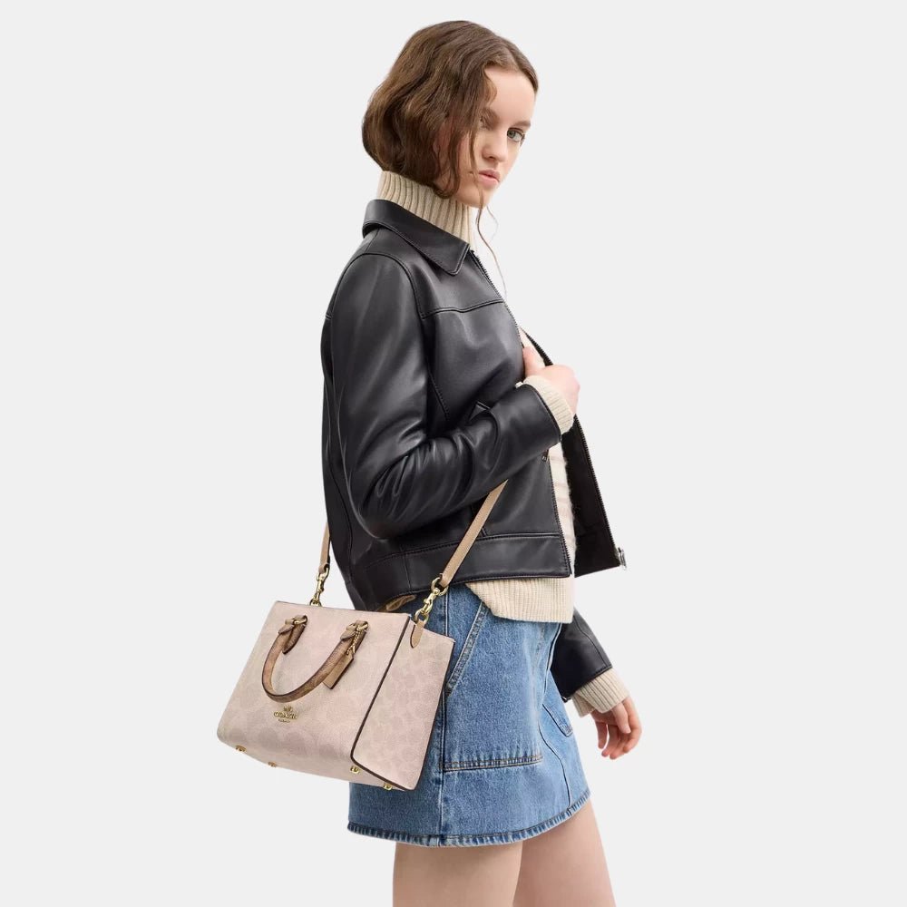 Coach Maggie Small Tote Bag In Blocked Signature Canvas - DIVA ONLINE STORE