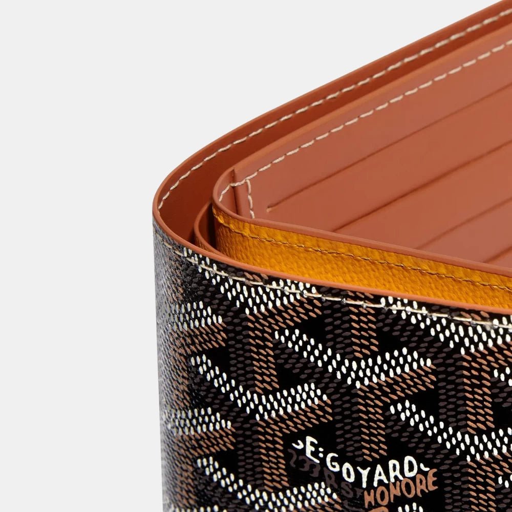 Goyard Victoire Wallet (Black & Tan) - DIVA ONLINE STORE