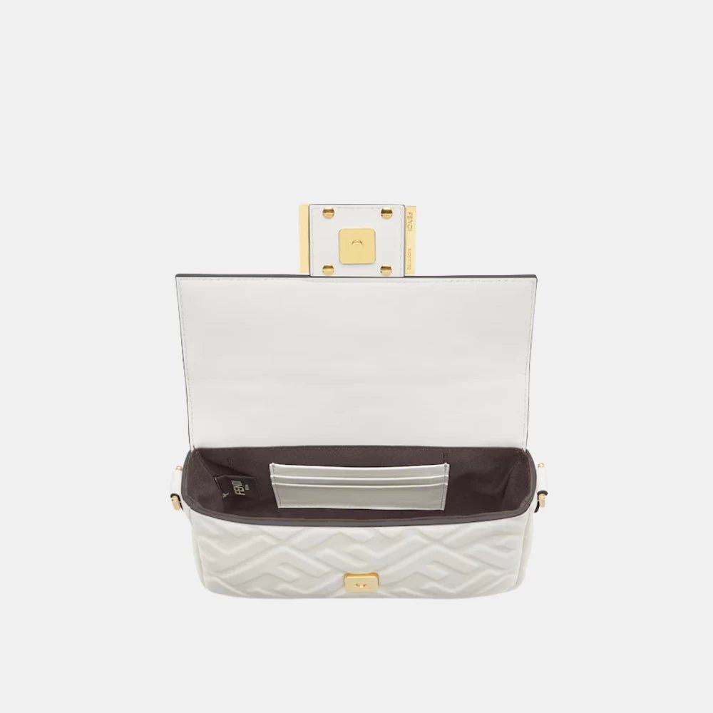 Fendi Baguette Mini (White) - DIVA ONLINE STORE