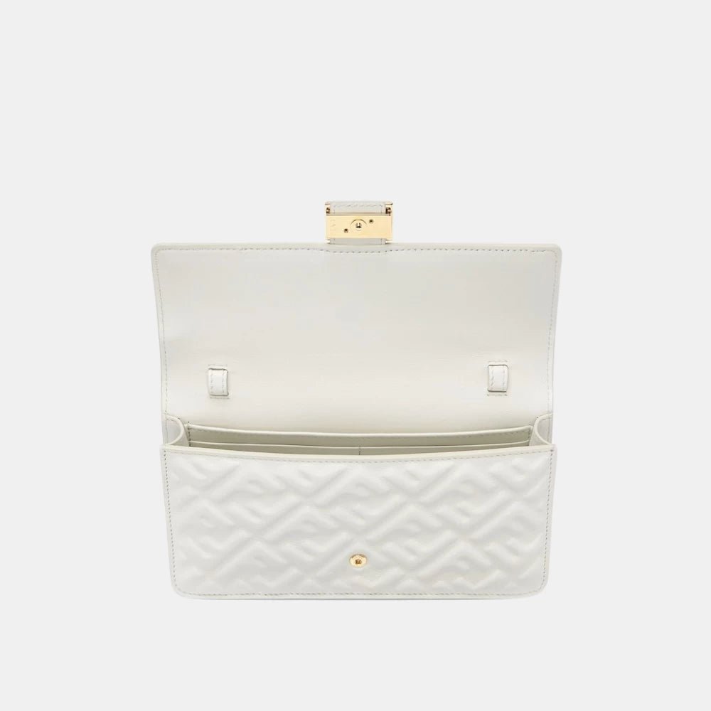 Fendi Wallet On Chain Baguette (White) - DIVA ONLINE STORE