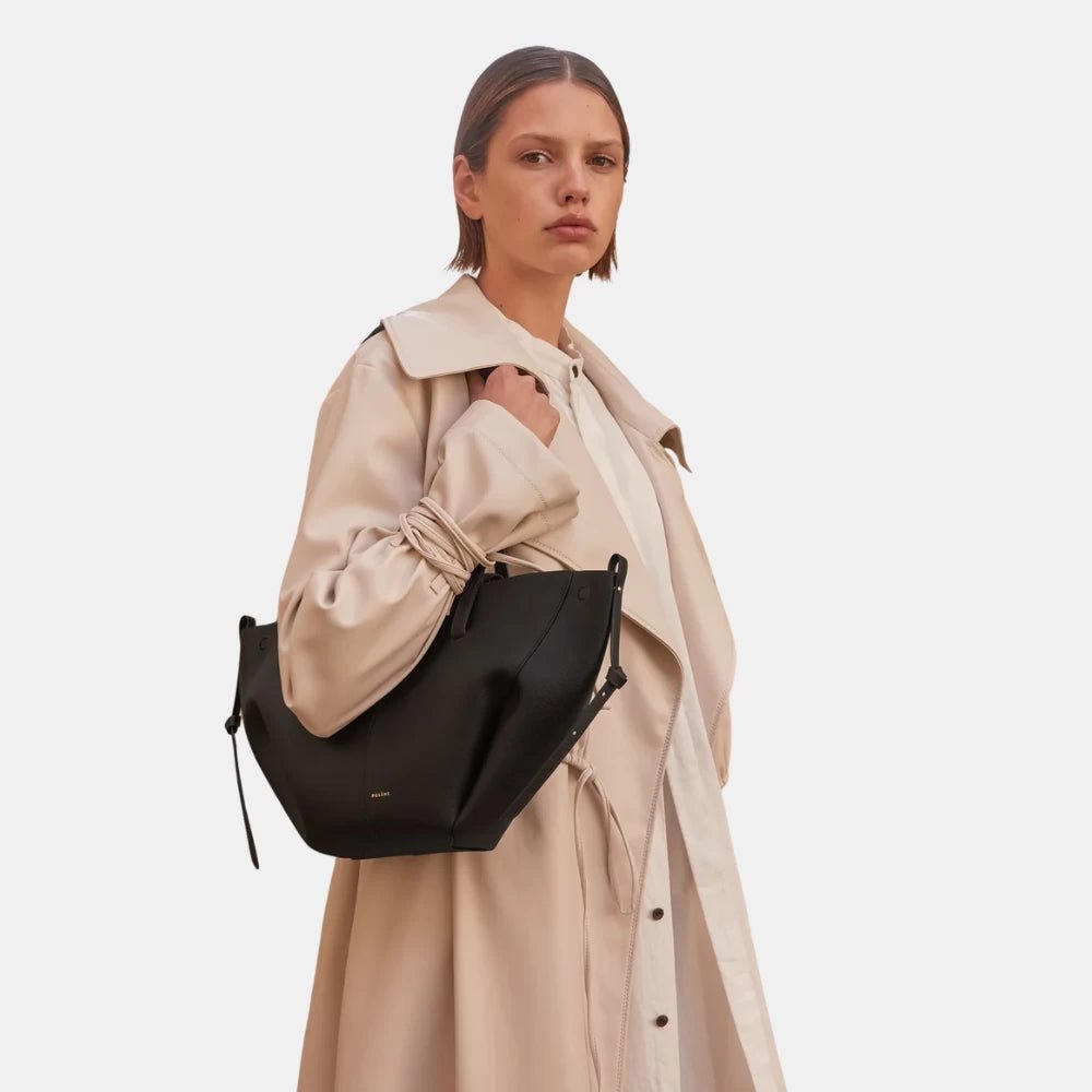 Polène Cyme Mini Edition Textured Black - DIVA ONLINE STORE