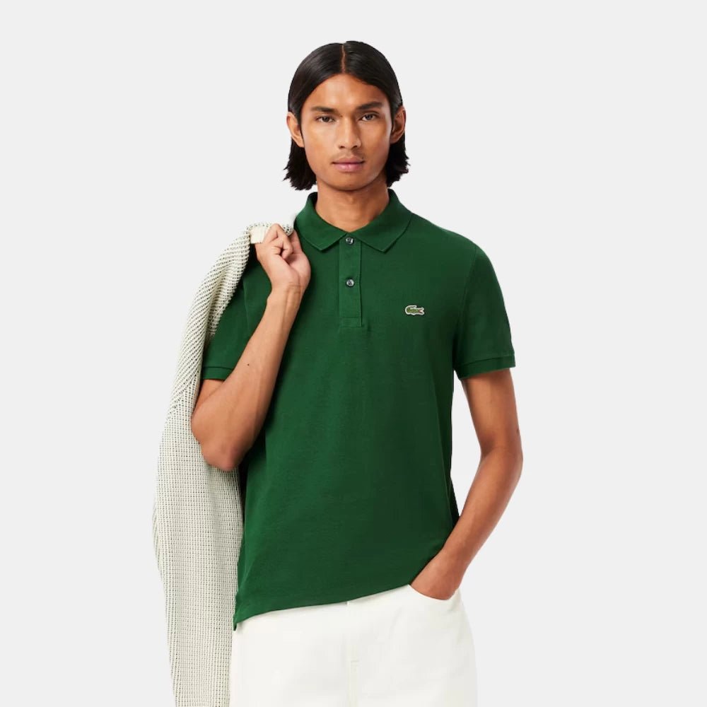Lacoste Green Piqué Polo Shirt - DIVA ONLINE STORE