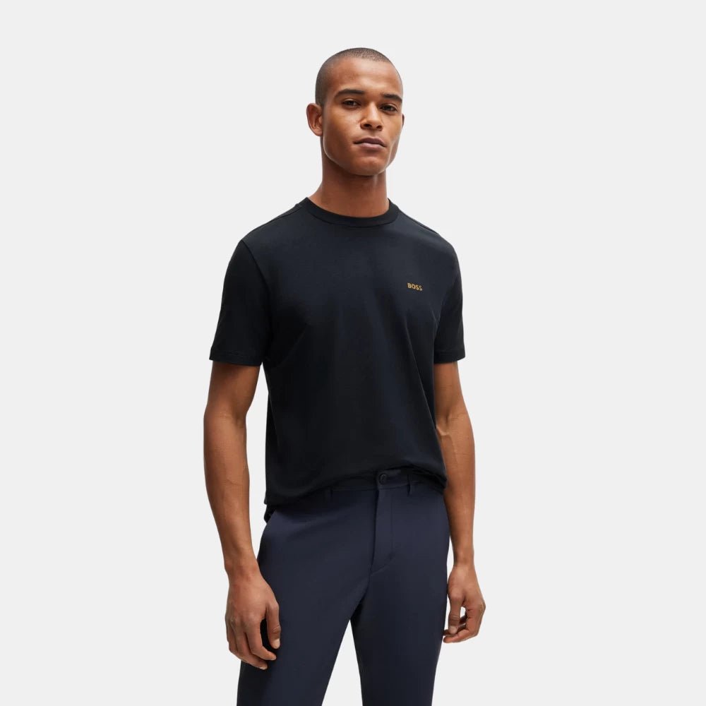 Hugo Boss Navy Blue T-shirt With Contrast Logo - DIVA ONLINE STORE
