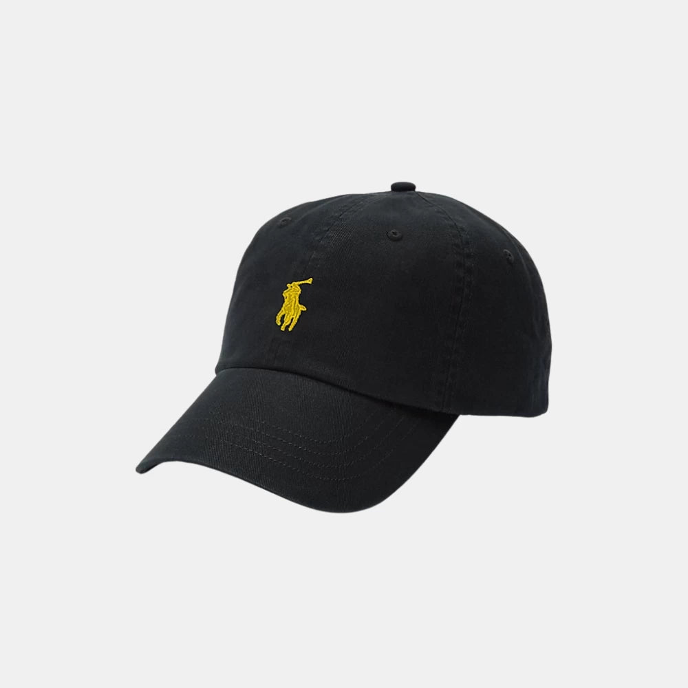 Ralph Lauren Ralph Lauren Classic Sport Cap (Black/Yellow) - DIVA ONLINE STORE