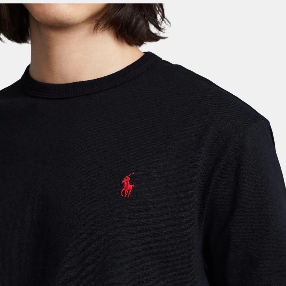 Ralph Lauren Classic Fit Heavyweight Black Jersey T-Shirt - DIVA ONLINE STORE
