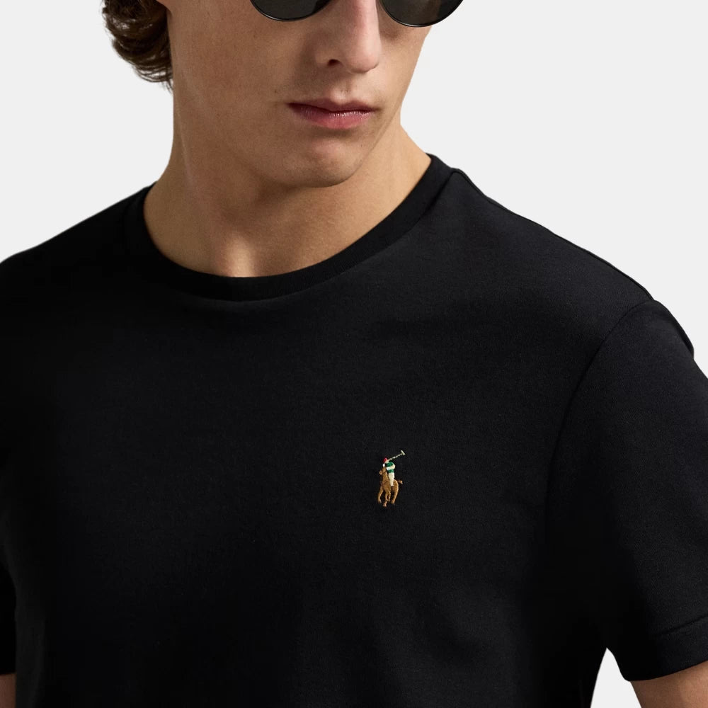 Ralph Lauren Black Soft Cotton T-Shirt (Small) - DIVA ONLINE STORE