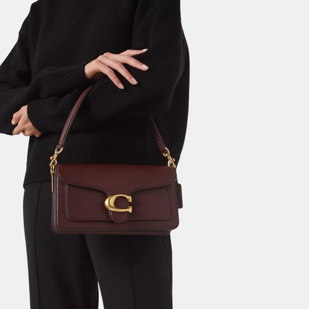 Coach Tabby Shoulder Bag (Burgundy) - DIVA ONLINE STORE