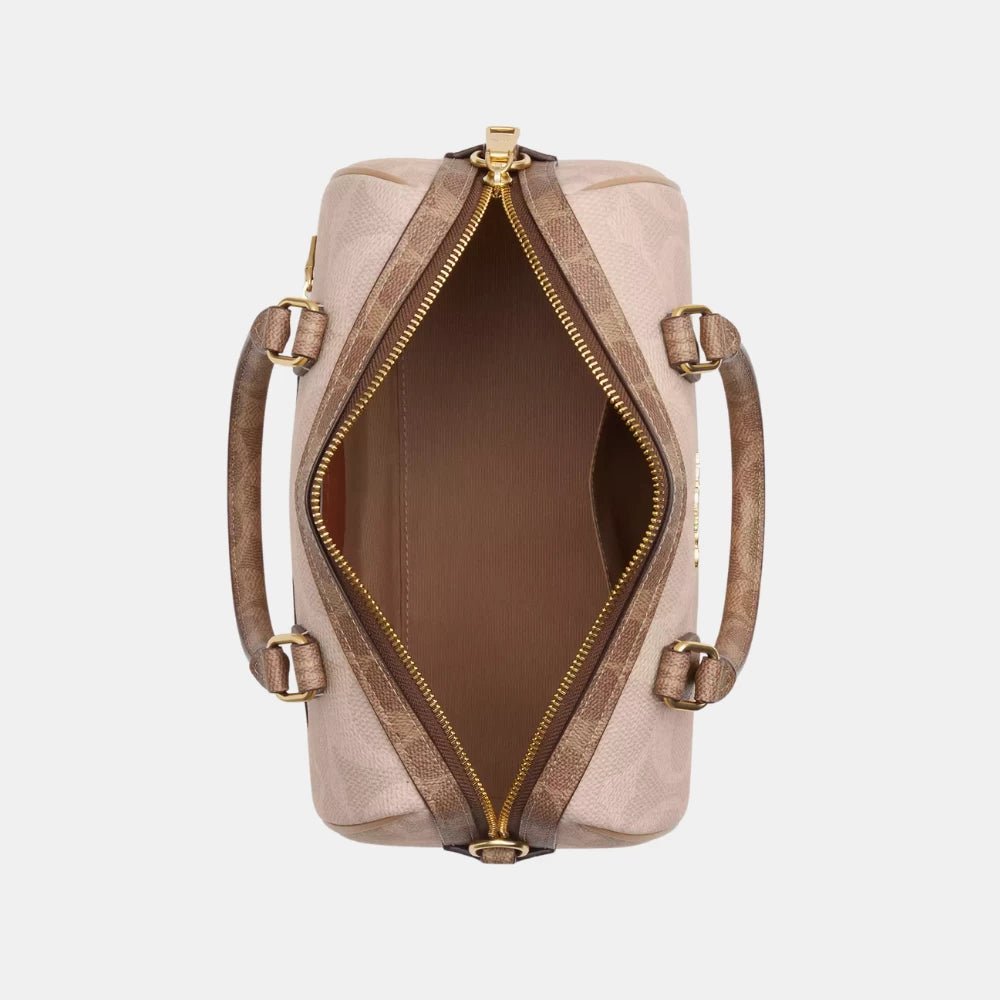 Coach Rowan Satchel Bag In Blocked Signature Canvas - DIVA ONLINE STORE