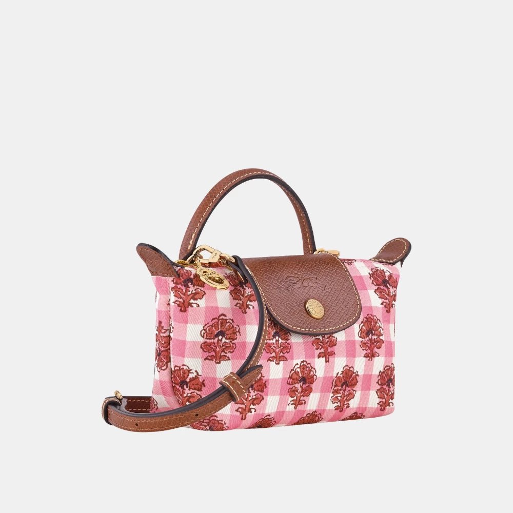 Longchamp Le Pliage Floral XS Pouch (Green) - DIVA ONLINE STORE