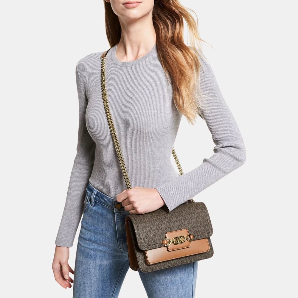 Michael Kors Heather Large Logo Shoulder Bag - DIVA ONLINE STORE