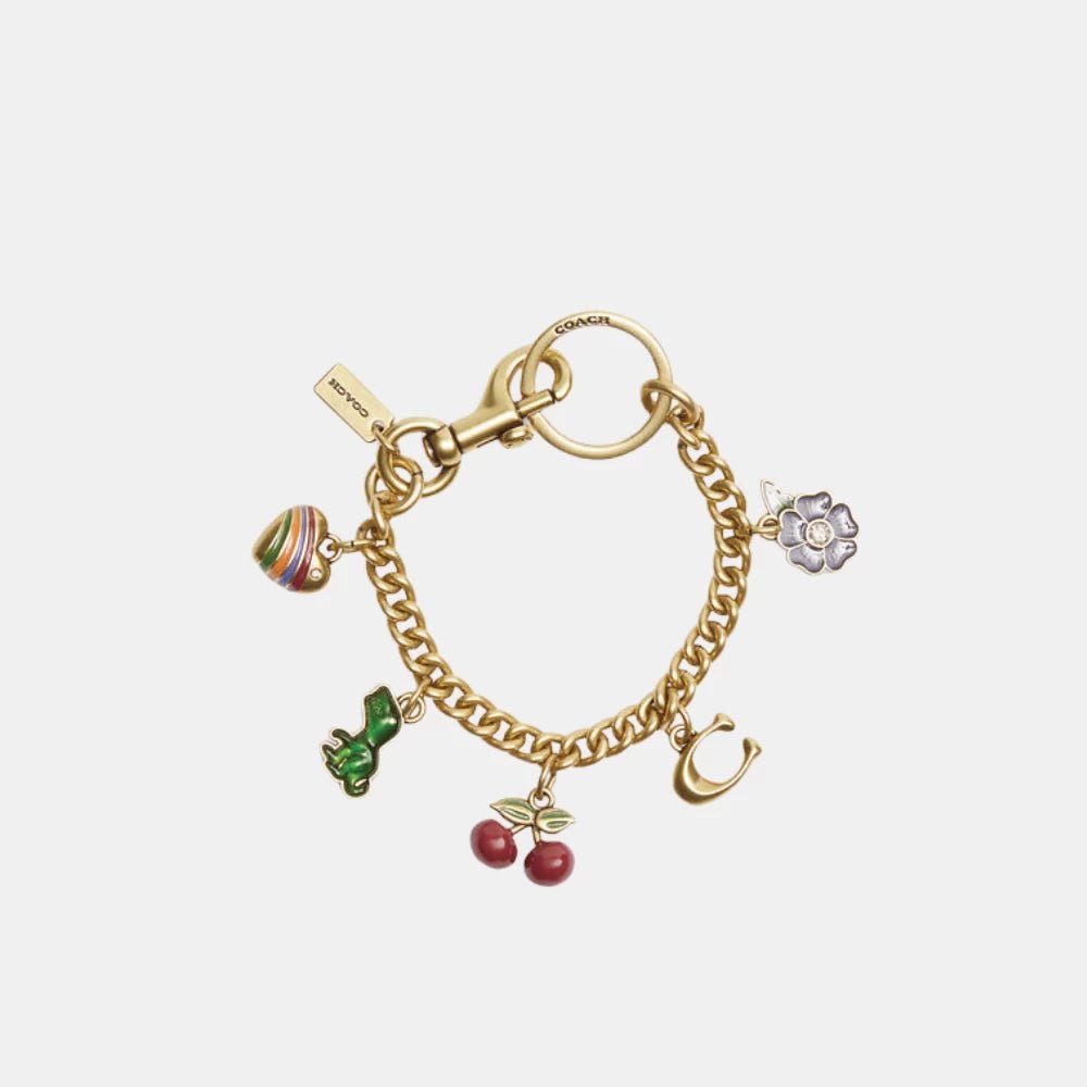 Coach Motif Chain Bag Charm - DIVA ONLINE STORE