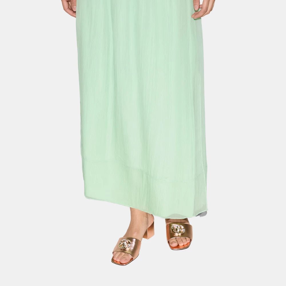 Gucci Nojum Slide Sandal With Double G (Metallic Copper) - DIVA ONLINE STORE