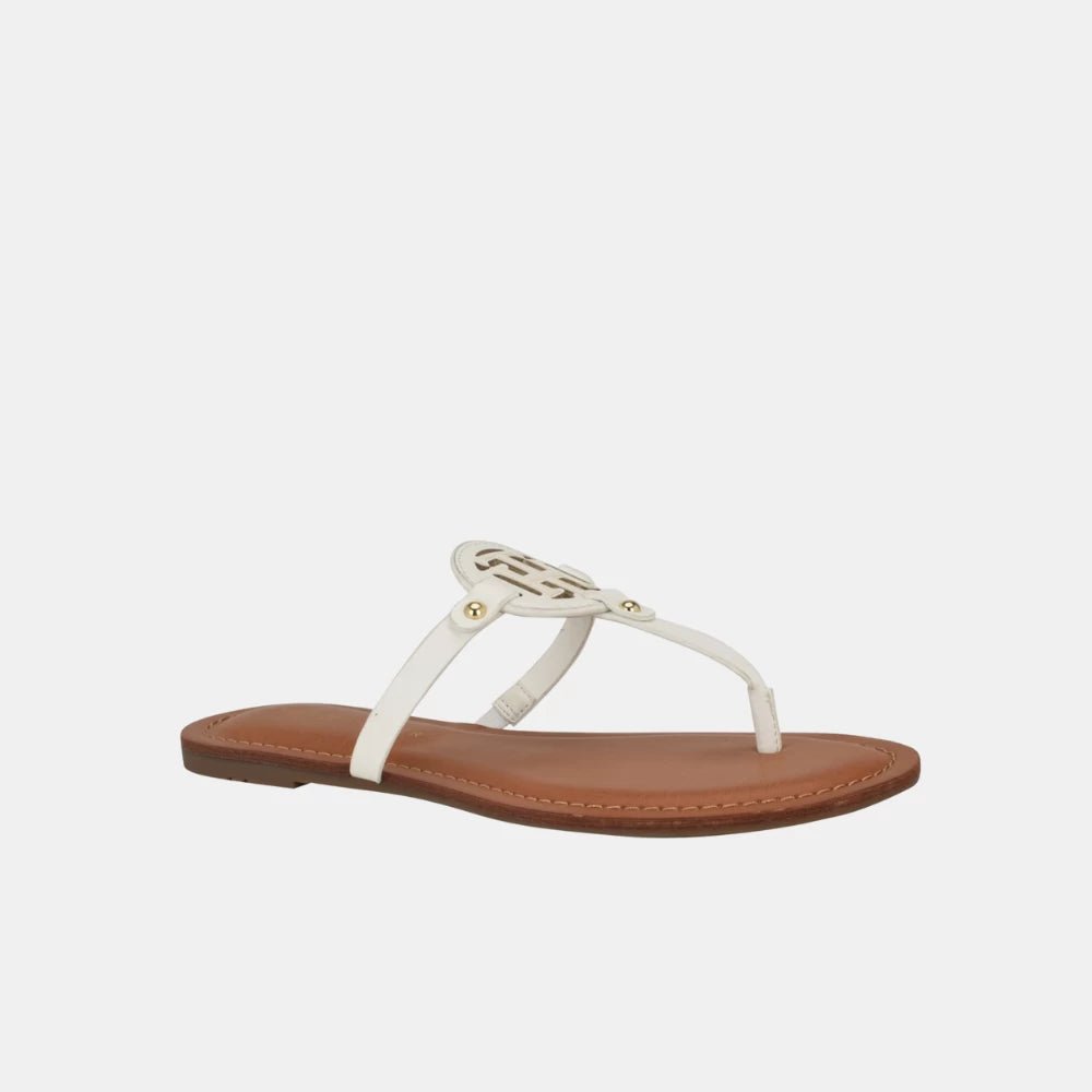 Tommy Hilfiger Litzy Logo T - Strap Flat Sandals - DIVA ONLINE STORE