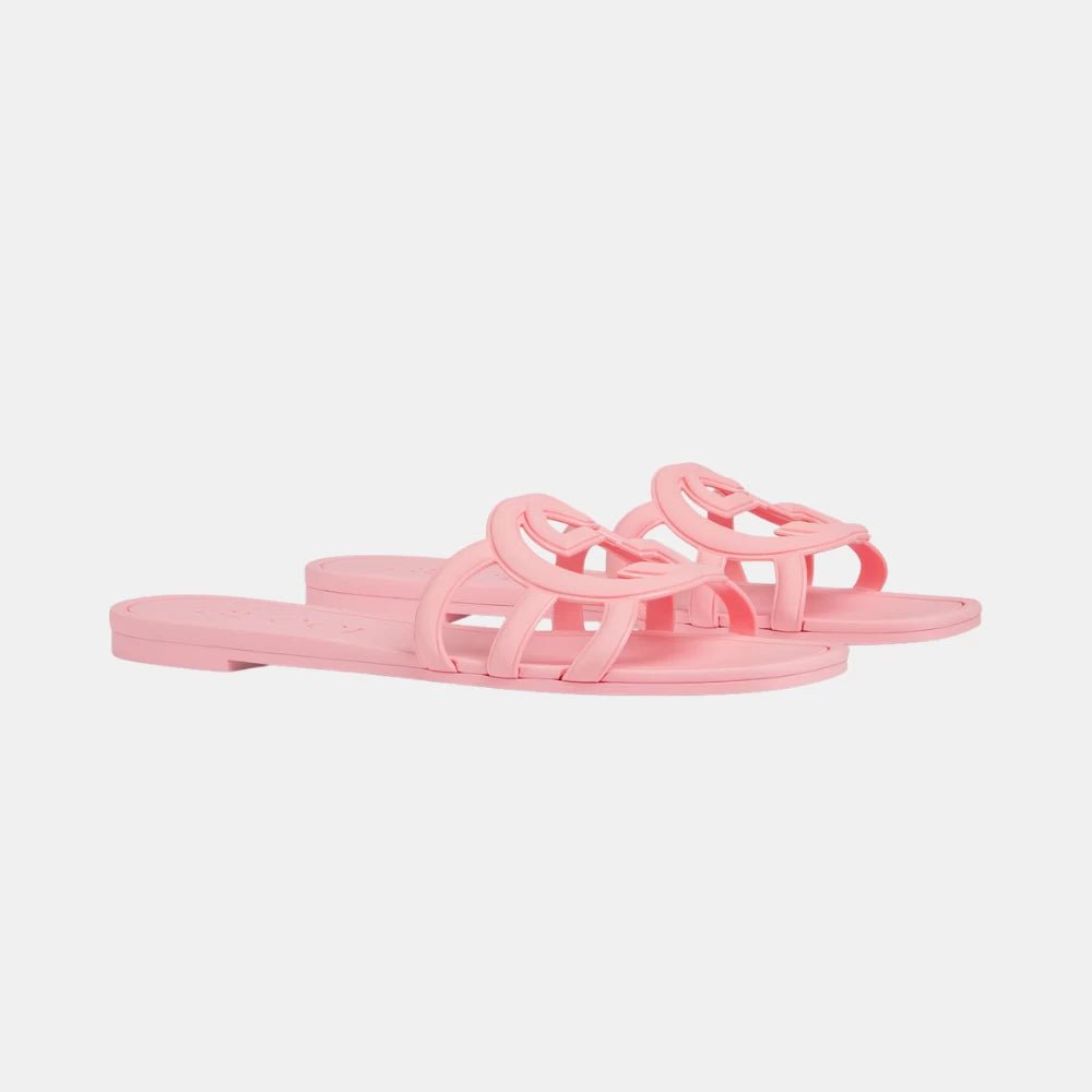 Gucci Interlocking G Slide Sandal (Light Pink) - DIVA ONLINE STORE