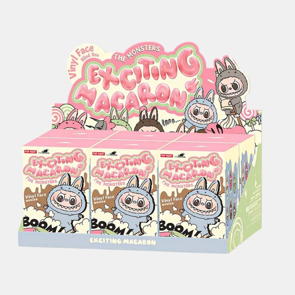 Pop Mart Labubu The Monsters Tasty Macarons Vinyl Plush Single Blind Box - DIVA ONLINE STORE