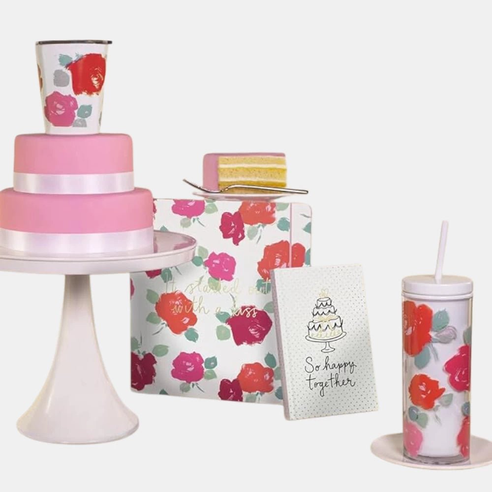 Kate Spade Acrylic Tumbler (Brushy Rose) - DIVA ONLINE STORE