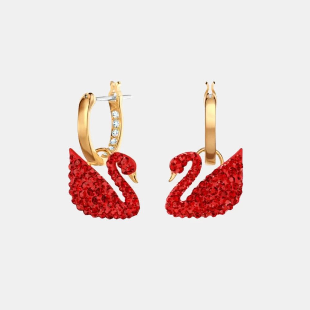 Swarovski Iconic Swan Dangle Earrings - DIVA ONLINE STORE