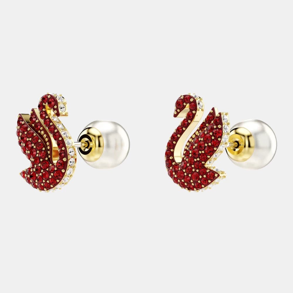 Swarovski Iconic Swan Stud Earrings - DIVA ONLINE STORE