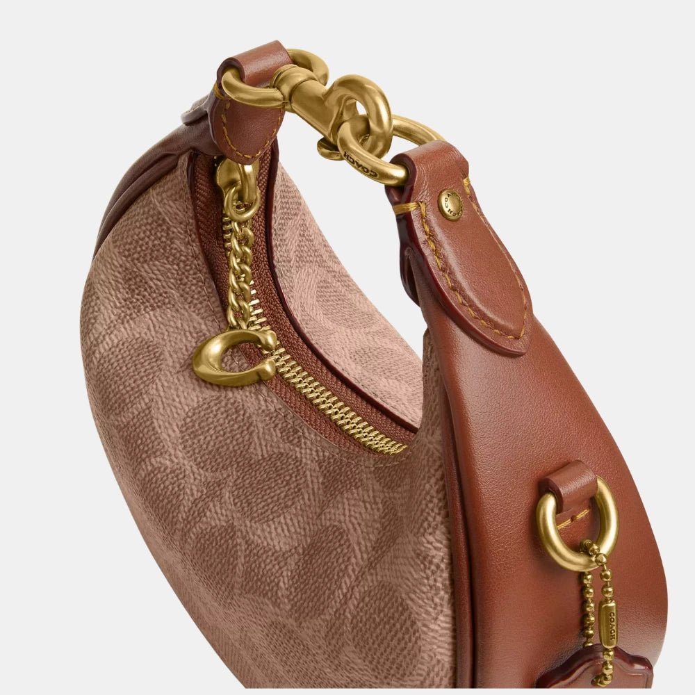 Coach Jonie Mini Leather Bag In Signature Canvas - DIVA ONLINE STORE