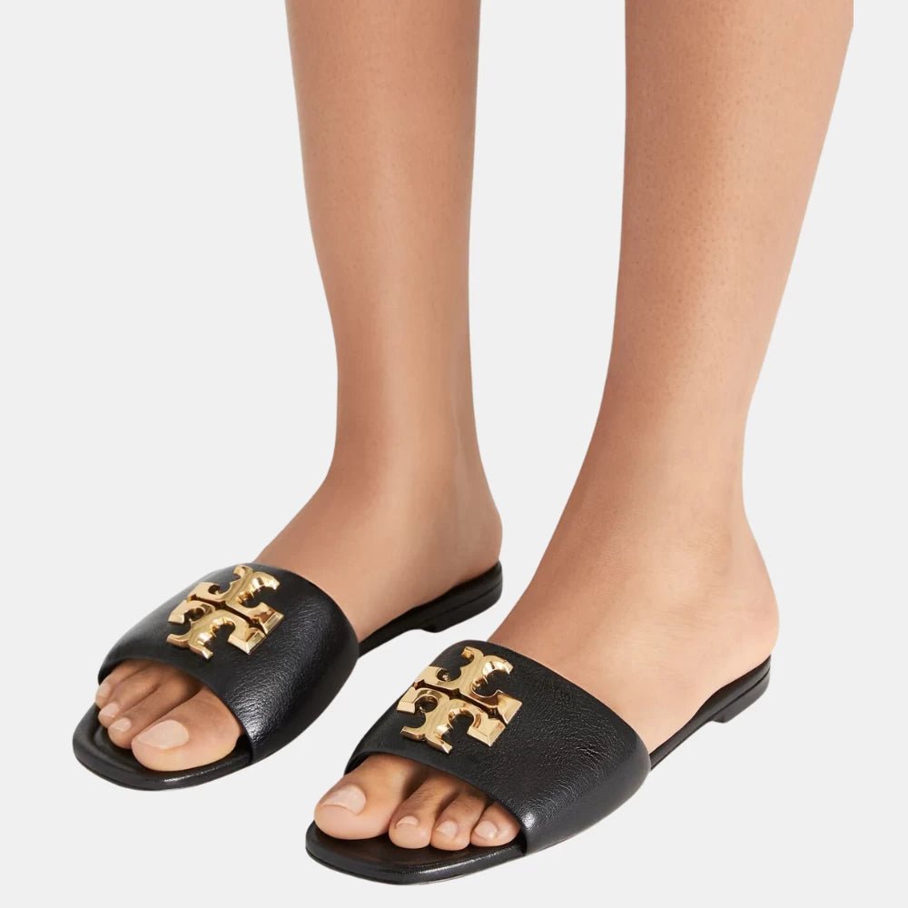 Tory Burch Eleanor Slide (Perfect Black) - DIVA ONLINE STORE