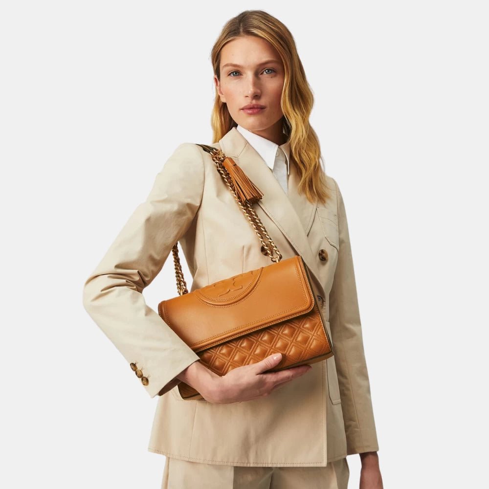 Tory Burch Fleming Convertible Shoulder Bag (Kobicha) - DIVA ONLINE STORE