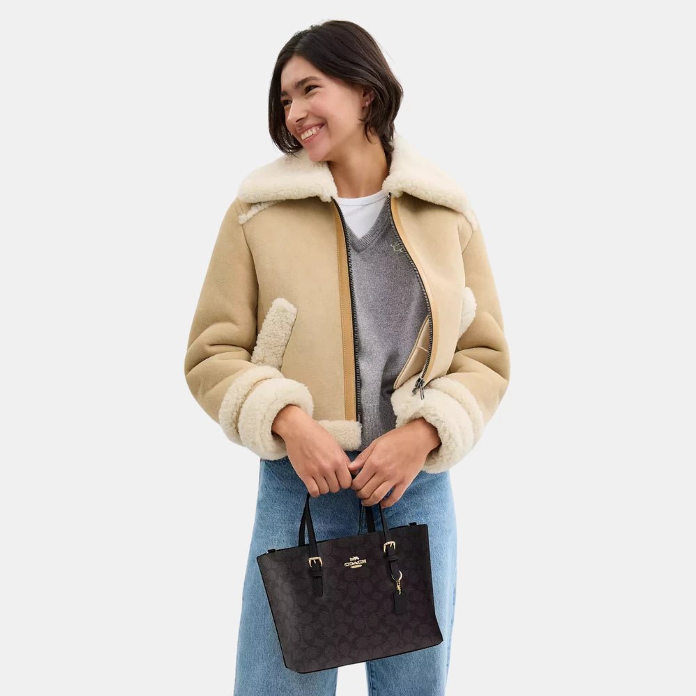Coach Mollie 25 Tote Bag In Signature Canvas - DIVA ONLINE STORE