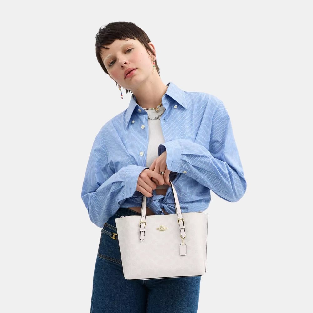 Coach Mollie 25 Tote Bag In Signature Canvas - DIVA ONLINE STORE