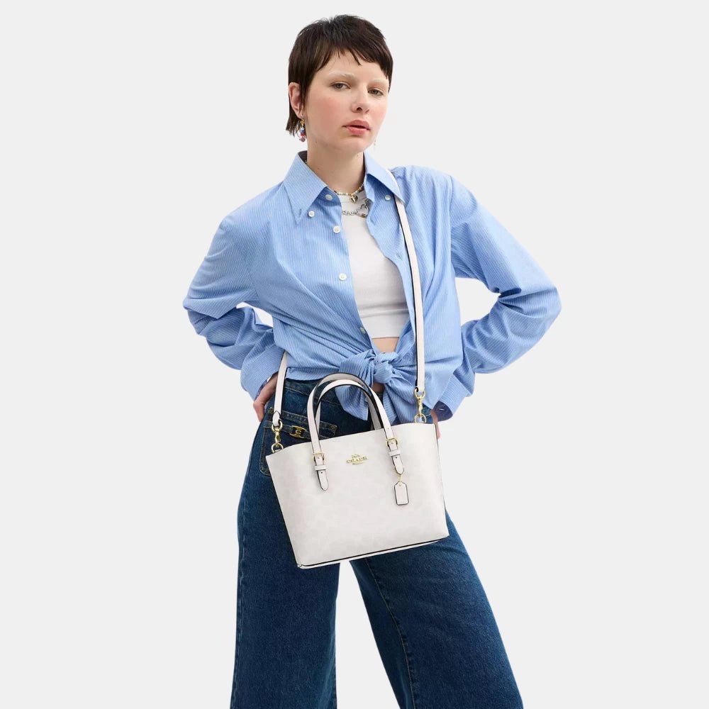 Coach Mollie 25 Tote Bag In Signature Canvas - DIVA ONLINE STORE