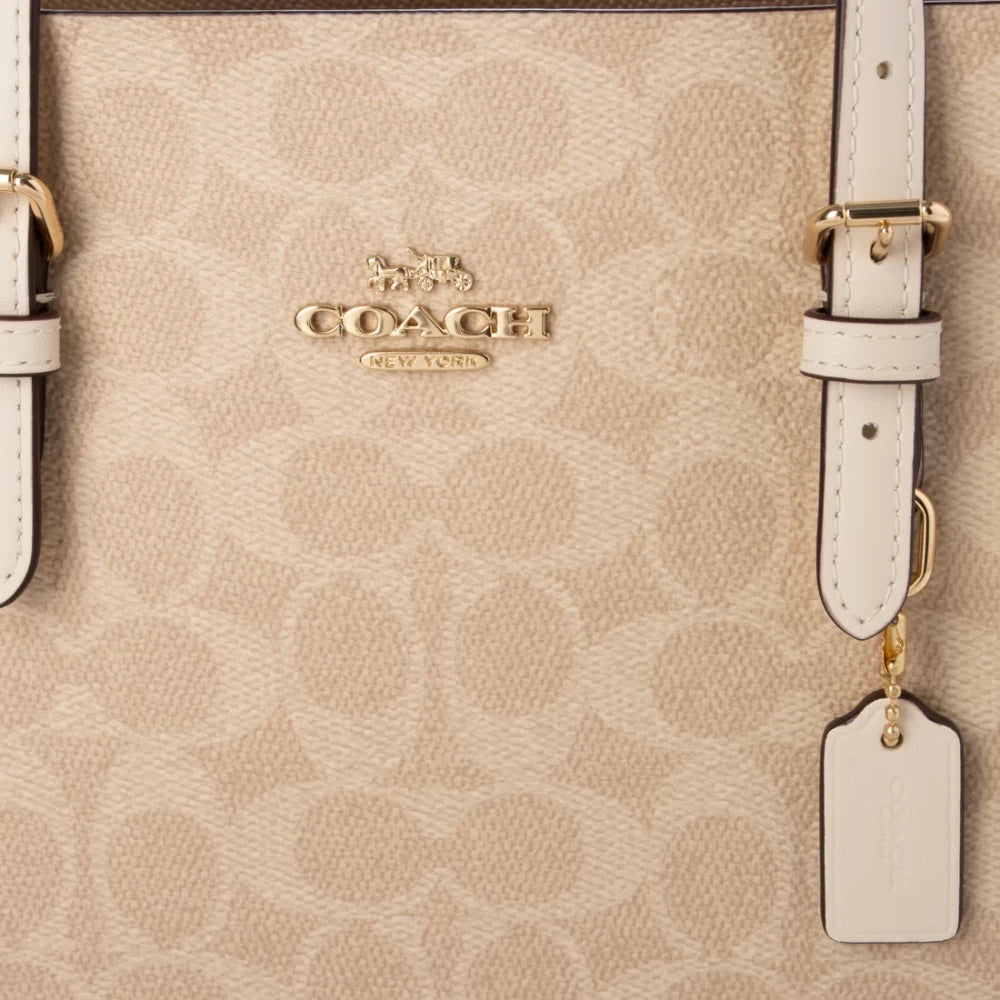 Coach Mollie 25 Tote Bag In Signature Canvas - DIVA ONLINE STORE