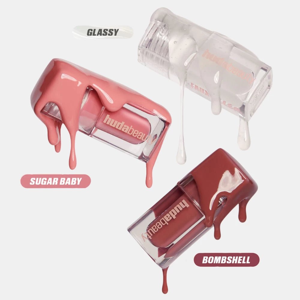 Huda Beauty Glossiest Gloss Trio - DIVA ONLINE STORE
