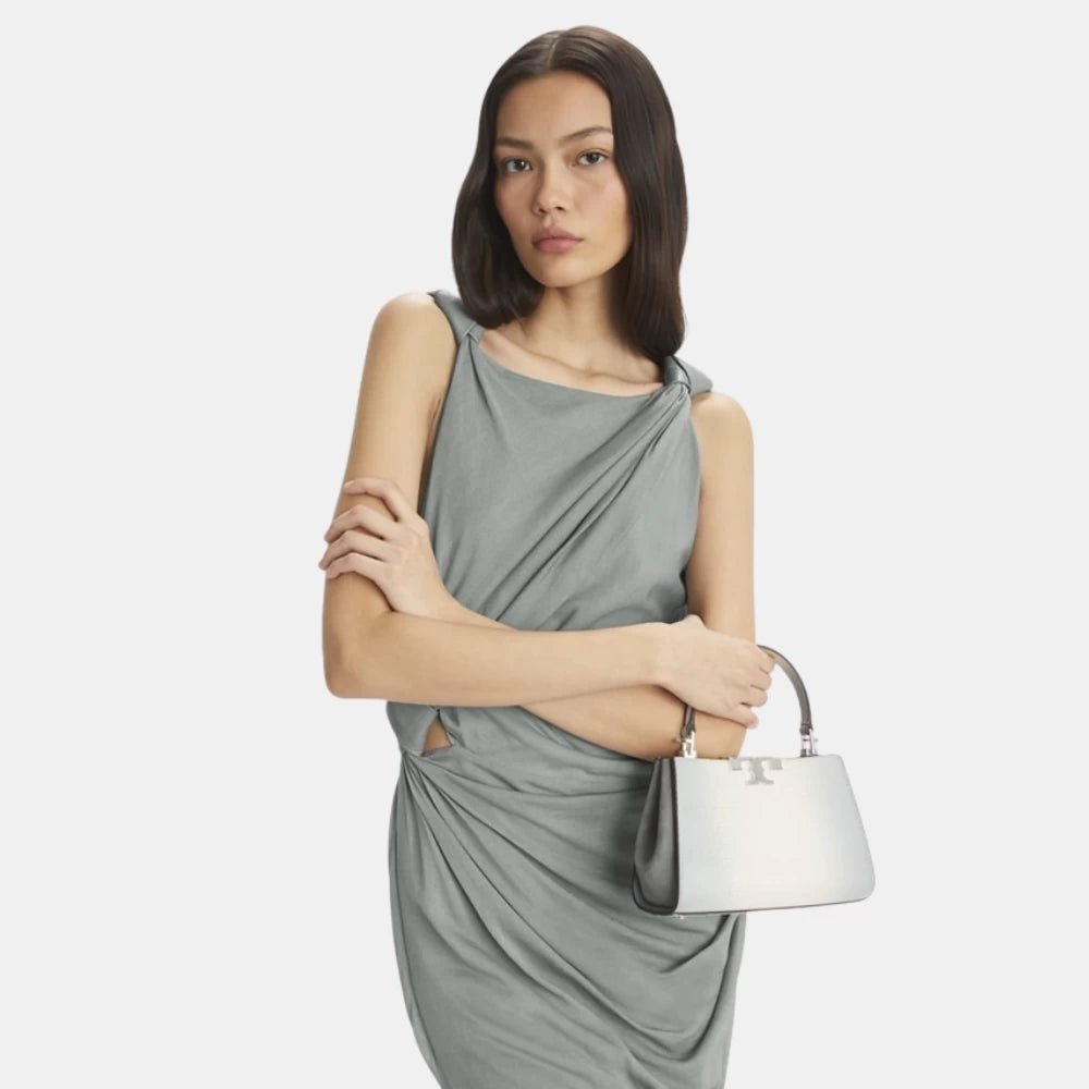 Tory Burch Mini Eleanor Snake - Embossed Satchel - DIVA ONLINE STORE