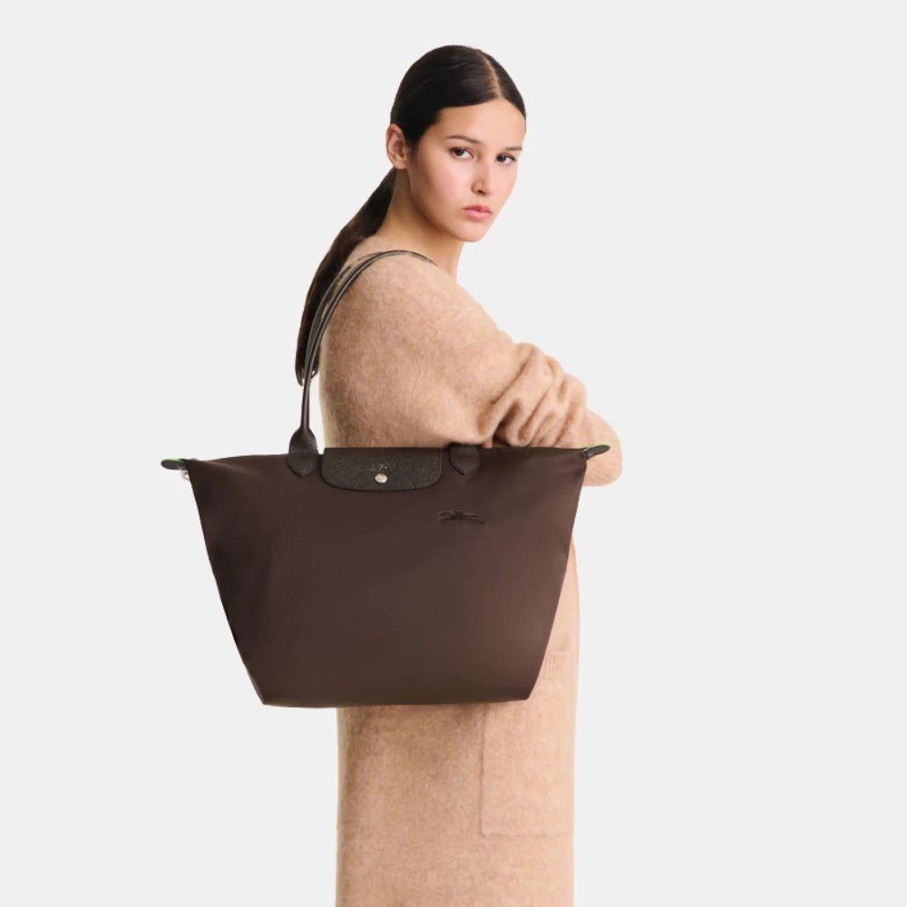 Longchamp Le Pliage Green Tote Bag (Mocha) - DIVA ONLINE STORE